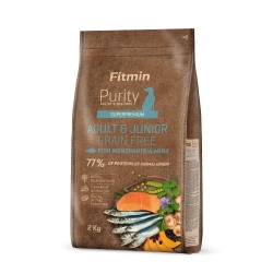 FITMIN DOG PURITY GRAIN FREE ADULT&JUNIOR FISH MENU 2KG